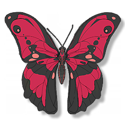 Icon for Red Feather Butterfly